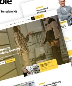 Plumbie - Plumber Services Elementor Template Kit