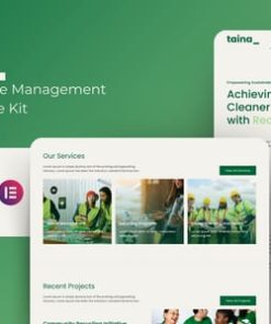 Taina - Recycling and Waste Management Elementor Template Kit