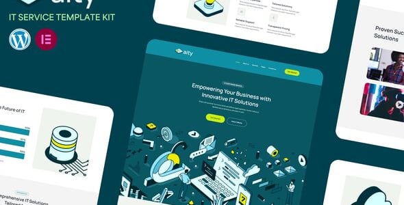 ElementorKitCover.jpg Aity - IT & Software Service Elementor Template Kit - Image 1