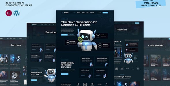 artificer-banner.jpg Artificer - Robotics & AI Elementor Pro Template Kit - Image 1