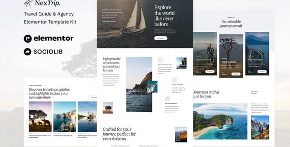 cover-11.jpg NextTrip - Travel Guide & Agency Elementor Template Kit - Image 1