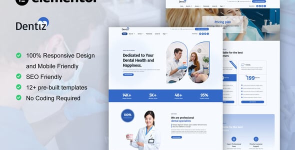 mainpreview-35.jpg Dentiz - Dentist & Dental Care Elementor Pro Template Kit - Image 1