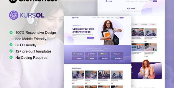 mainpreview-4.jpg Kursol - Online Course & Education Elementor Pro Template Kit - Image 1