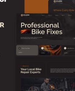 Byclepair - Bicycle & Service Elementor Template Kit