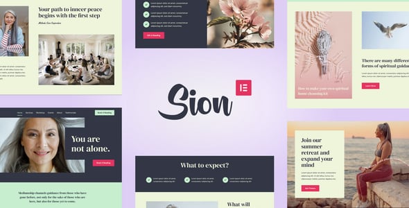 sion-elementor-template-kit-cover.jpg Sion - Psychic Medium Elementor Template Kit - Image 1